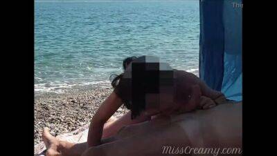 Public beach cumshot compilation - Amateur MissCreamy - porntry.com