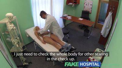 Blonde amateur pays the price for fakehospital's fake exam with a POV reality twist - sexu.com