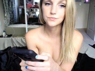 Blonde Teen Solo Masturbating On Webcam - drtuber.com