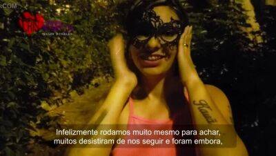 Dogging 4 - Cristina Almeida is pregnant and fucks with strangers on a hidden square at Mirante da Lapa - São Paulo - Brazil - porntry.com - Brazil