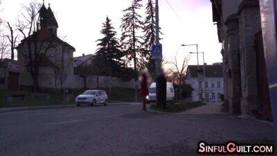 Skinny Pantyhose Amateur Teen Fucked In Van By Fake Priest - upornia.com