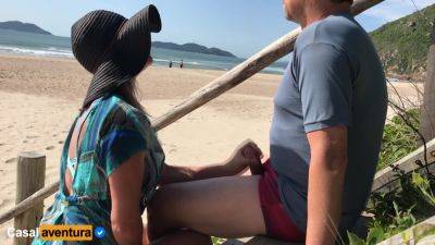 She Loves Doing Anal In Public On The Beach - Real Amateur - hotmovs.com - Brazil