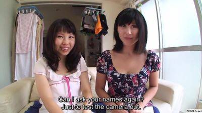 Experienced JAV star teaches amateur real life friend the ropes - hotmovs.com - Japan