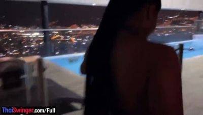 Colombian Amateur Teen's Big Booty POV Blowjob & Doggystyle on Balcony - veryfreeporn.com - Colombia